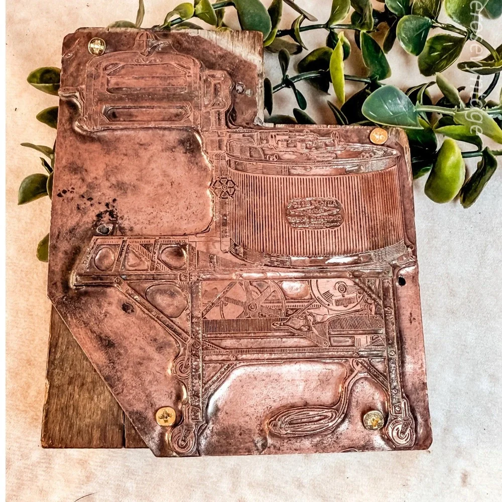 Antique Copper Printing Plate‎
